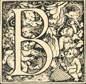 B - Un alphabet par Hans Weiditz, vers 1520-1521, 1908