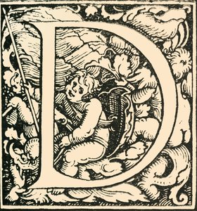 D - Un alphabet par Hans Weiditz, vers 1520-1521, 1908