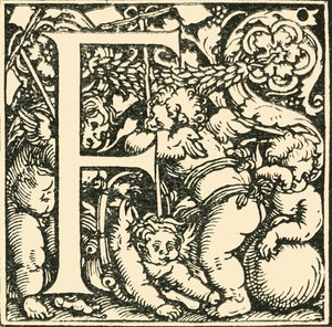 F - Un alphabet par Hans Weiditz, vers 1520-1521, 1908