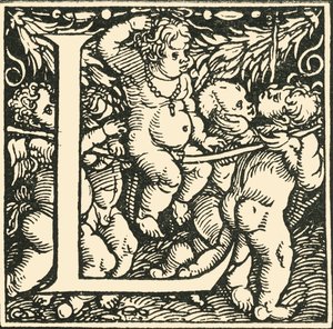 L - Un alphabet par Hans Weiditz, vers 1520-1521, 1908 - Hans Weiditz