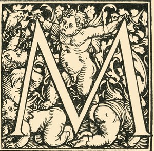 M - Un alphabet par Hans Weiditz - Hans Weiditz