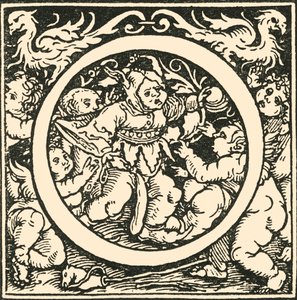 O - Un alphabet par Hans Weiditz, c1520-1521, 1908 - Hans Weiditz
