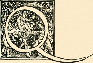 Q - Un alphabet par Hans Weiditz, vers 1520-1521 - Hans Weiditz