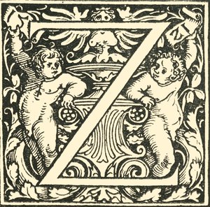 Z - Un alphabet par Hans Weiditz, c1520-1521, 1908 - Hans Weiditz