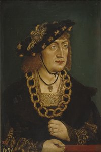 Portrait de Frédéric III 1415-1493, Empereur du Saint-Empire romain germanique, fin du XVe siècle - Hans Wertinger von