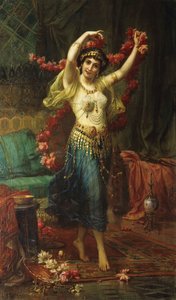 Une odalisque - Hans Zatzka