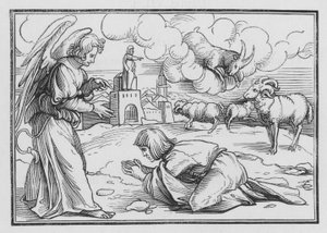 Gabriel réconforte Daniel, Daniel VIII, 17
