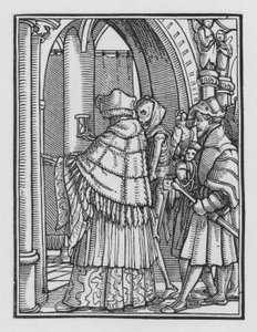 La Danse Macabre de Holbein : Le Chanoine - Hans after Holbein the Younger