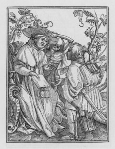 La Danse Macabre de Holbein : Le Cardinal - Hans after Holbein the Younger