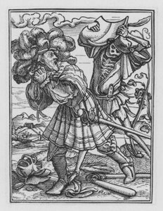 La Danse Macabre de Holbein : Le Comte - Hans after Holbein the Younger