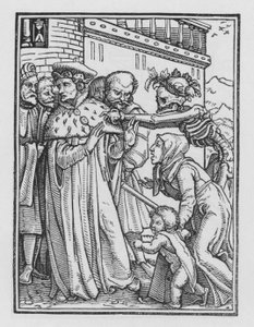 La Danse Macabre de Holbein : Le Duc - Hans after Holbein the Younger