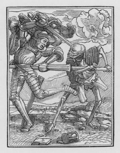 La Danse Macabre de Holbein : Le Chevalier - Hans after Holbein the Younger