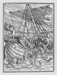 La Danse Macabre de Holbein : Le Navire dans une Tempête - Hans after Holbein the Younger