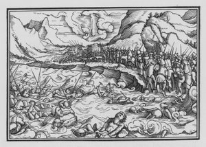 Pharaon Poursuit les Israélites, Exode XIV, 28 - Hans after Holbein the Younger