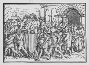 Shishak pille Jérusalem, 2 Chroniques XII, 9 - Hans after Holbein the Younger