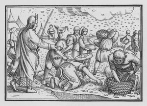 Les Israélites Murmurent par Manque de Pain, Exode XVI, 4 - Hans after Holbein the Younger