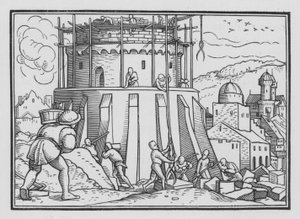 La Tour de Babel, Genèse XI, 4 - Hans after Holbein the Younger
