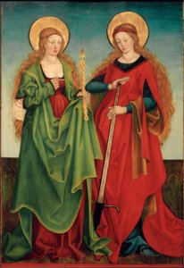 Les saintes Geneviève et Lucie - Hans und Jakob Strüb