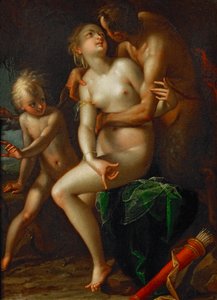 Jupiter, Antiope et Amor ... - Hans von Aachen