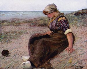 Profondément dans la pensée - Hans von Bartels