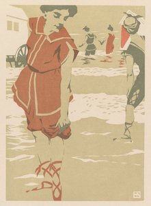 Baigneurs, vers 1900