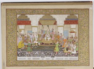 Album de généalogie dynastique moghole, 1855 - Haqim Ahasan Ullah Khan