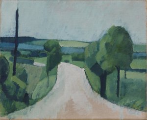 Route près de Faaborg sur l