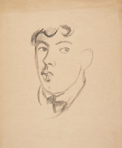 Autoportrait avec cigarette - Harald Giersing