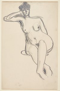 Modèle féminin assis
