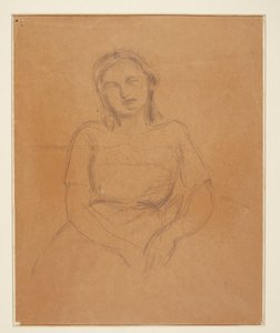 Jeune fille assise - Harald Giersing