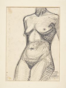 Torso de modèle féminin - Harald Giersing