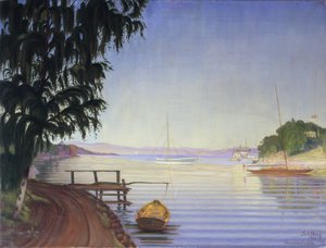 Depuis la baie de Nærsnes - Harald Oscar Sohlberg