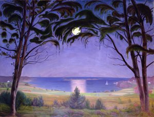 Clair de lune, Nevlunghavn - Harald Oscar Sohlberg