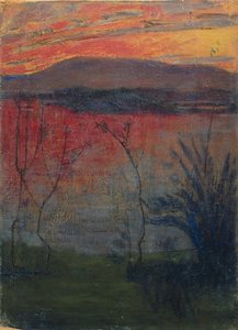 Lueur nocturne - Harald Oscar Sohlberg