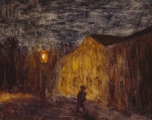 La lanterne 1894 - Harald Oscar Sohlberg