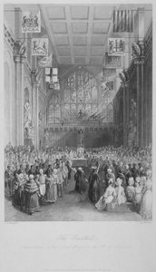 Installation du Lord Maire de Londres au Guildhall, City of London, 1838 - Harden Sidney Melville