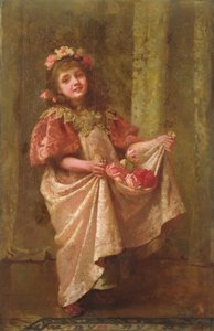Un cadeau de roses (huile sur toile) - Hariette Sutcliffe