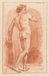 Nu masculin debout, vu de dos (3e prix 1766)