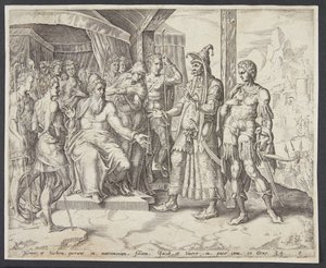 Hamor et Shechem demandant la main de Dinah à Jacob