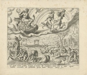 Luna, la lune, et ses enfants (Les sept planètes) - Harmen Jansz Muller
