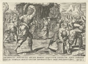 Traversée de la rivière du Jourdain