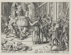 La destruction de la maison de Baal - Harmen Jansz. Muller