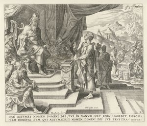 Devant le juge, un homme jure par Dieu - Harmen Jansz Muller