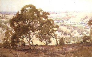 Paysage - Harold Brocklebank Herbert