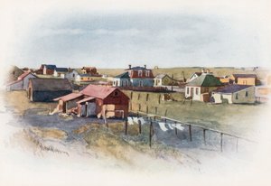 Une ville de prairie, Gleichen, Alberta