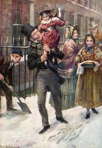 Bob Cratchit et Tiny Tim