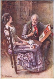 Caleb Plummer et sa fille aveugle, illustration pour 