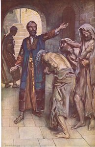 Isaïe et les messagers, illustration de Pictures That Teach The Crown Series, 1920