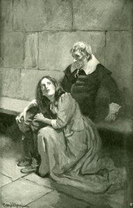 M. Désespoir et sa fille très effrayée - Harold Copping