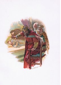 Reine Gertrude, illustration de Hamlet